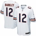 Mens Nike Chicago Bears #12 Matt Barkley Game White NFL Jersey