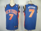 New york Knicks Jersey #7 Anthony Blue