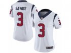 Women Nike Houston Texans #3 Tom Savage Vapor Untouchable Limited White NFL Jersey