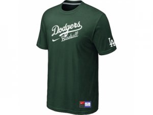 Los Angeles Dodgers Nike Short Sleeve Practice T-Shirt D.Green