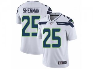 Mens Nike Seattle Seahawks #25 Richard Sherman Vapor Untouchable Limited White NFL Jersey