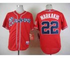 mlb jerseys atlanta braves #22 markakis red[markakis]