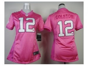 Nike women jerseys new orleans saints #12 colston pink[love]