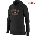 Women NEW Minnesota Vikings Heart & Soul Pullover Hoodie Black