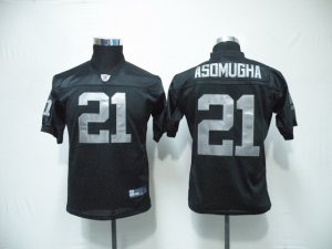 youth Oakland Raiders #21 Nnamdi Asomugha black