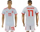 Spain 17 IAGO ASPAS Away 2018 FIFA World Cup Soccer Jersey