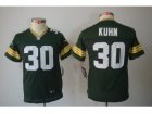 Nike Youth Green Bay Packers #30 John Kuhn White Jerseys