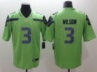 Nike Seahawks #3 Russell Wilson Green Vapor Untouchable Limited Jersey