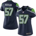 Women's Nike Seattle Seahawks #57 Mike Morgan Limited Steel Blue Team Color NFL Jersey