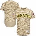 Men's Pittsburgh Pirates Majestic Alternate USMC Camo Flex Base Authentic Collection Team Jersey