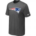 New England Patriots Sideline Legend Authentic Logo T-Shirt Dark grey