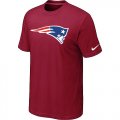 New England Patriots Sideline Legend Authentic Logo T-Shirt Red