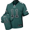 Nike Philadelphia Eagles #11 Carson Wentz Midnight Green Team Color Men Stitched NFL Elite Drift Fashion Jersey