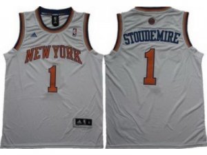 NBA New York Knicks #1 Amar\'e Stoudemire white Revolution 30 Swingman Jerseys New Style