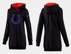 Women Indianapolis Colts Logo Pullover Hoodie-059