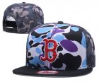 Red Sox Team Logo Camo Adjustable Hat YS