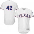 2016 Men Texas Rangers Jackie Robinson Majestic White Authentic Collection Flexbase Jersey