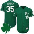 2016 Mens Kansas City Royals #35 Eric Hosmer St. Patricks Day Green Celtic Flexbase Authentic Collection Jersey