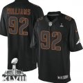 Nike Denver Broncos #92 Sylvester Williams Black Impact Super Bowl XLVIII NFL Limited Jersey