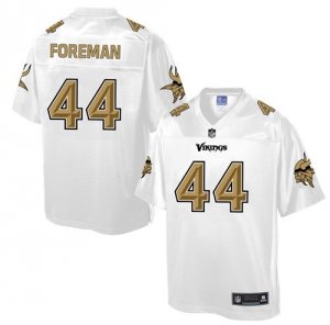 Nike Minnesota Vikings #44 Chuck Foreman White Men NFL Pro Line Fashion Game Jersey