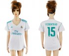 2017-18 Real Madrid 15 F.COENTRAO Home Women Soccer Jersey