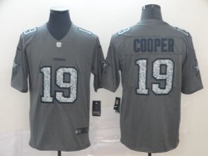 Nike Cowboys #19 Amari Cooper Gray Camo Vapor Untouchable Limited Jersey