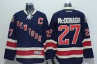 NHL New York Rangers #27 Ryan McDonagh Dark Blue Third Stitched Jerseys