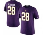 Nike Minnesota Vikings 28 Adrian Peterson Pride Name & Number T-Shirt