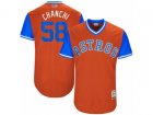 2017 Little League World Series Astros Francis Martes #58 Chanchi Orange Jersey
