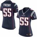 Womens Nike New England Patriots #55 Jonathan Freeny Limited Navy Blue Team Color NFL Jersey
