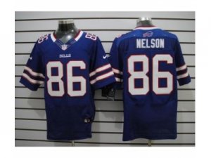 Nike nfl buffalo bills #86 nelson blue jerseys[Elite]
