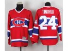 nhl jerseys montreal canadiens #24 tinordi red