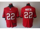 Nike NFL Tampa Bay Buccaneers #22 Doug Martin Red Jerseys(Limited)