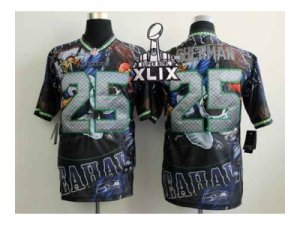 2015 Super Bowl XLIX Nike seattle seahawks #25 sherman camo jerseys[Elite Fanatical version]