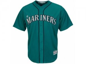 Youth Seattle Mariners Majestic Northwest Blank Green Alternate Cool Base Jersey