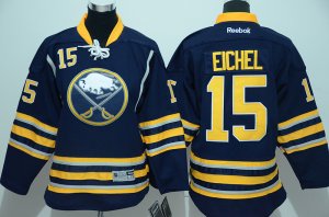 Youth NHL Buffalo Sabres #15 Jack Eichel Navy Blue Stitched Jersey