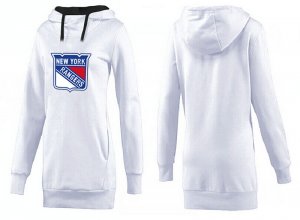 NHL Women New York Rangers Logo Pullover Hoodie 1