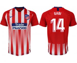 2018-19 Atletico Madrid 14 GABI Home Thailand Soccer Jersey