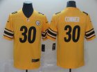 Nike Steelers #30 James Conner Gold Inverted Legend Limited Jersey