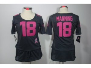 Nike Womens Cincinnati Bengals #18 A.J. Green Dark grey Jerseys(breast Cancer Awareness)