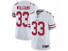 Mens Nike San Francisco 49ers #33 Joe Williams Vapor Untouchable Limited White NFL Jersey