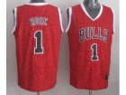 nba chicago bulls #1 rose red leopard print[2014 new]