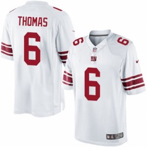 Mens Nike New York Giants #6 Logan Thomas Limited White NFL Jersey