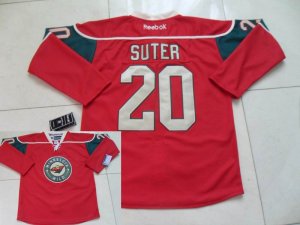 nhl minnesota wild #20 SUTER red