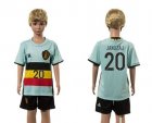 Belgium #20 Januzaj Away Kid Soccer Country Jersey