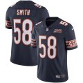 Nike Bears #58 Roquan Smith Navy NFL 100th Season Vapor Untouchable Limited Jersey