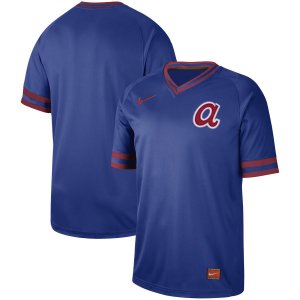 Braves Blank Blue Throwback Jersey