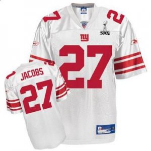 New York Giants #27 Jacobs 2012 Super Bowl XLVI white