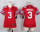 Women Nike Buffalo Bills #3 E. J. Manuel red jerseys