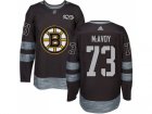 Men Adidas Boston Bruins #73 Charlie McAvoy Black 1917-2017 100th Anniversary Stitched NHL Jersey